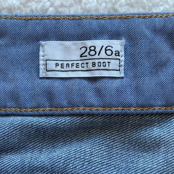 Gap 1969 Perfect Boot Jeans - Dark Wash - Size 28/6A - Picture 8 of 15